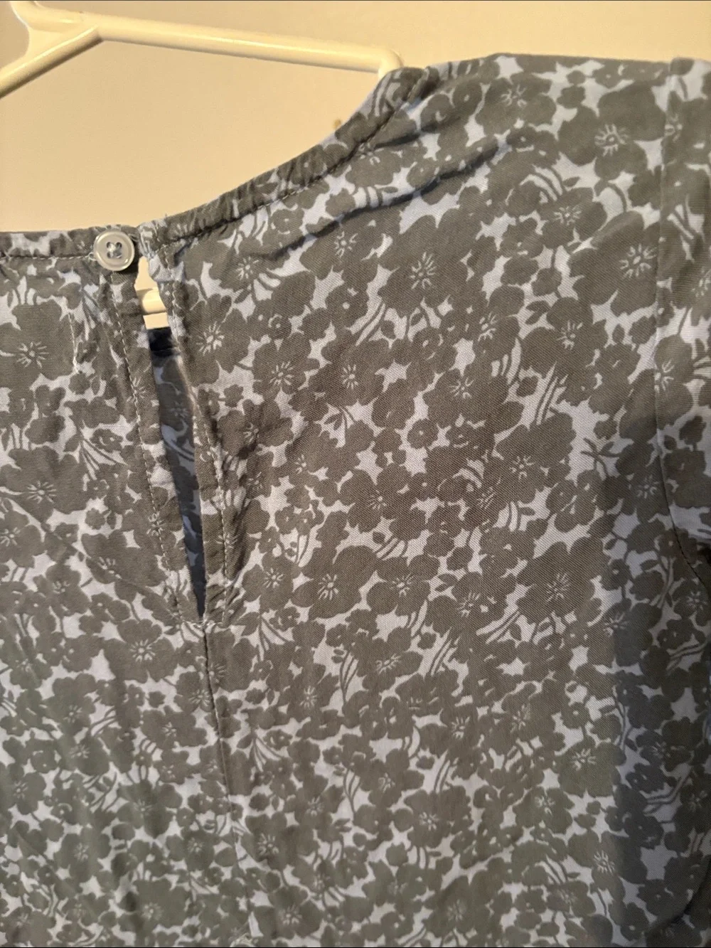 Girls' Old Navy Blue Floral Peasant Dress